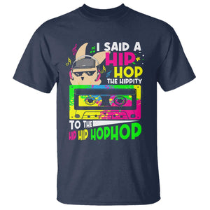 Hip Hop Easter Bunny T Shirt Funny Hippity Cool Rabbit Lovers Toddler TS10 Navy Print Your Wear