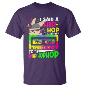 Hip Hop Easter Bunny T Shirt Funny Hippity Cool Rabbit Lovers Toddler TS10 Purple Print Your Wear