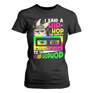 Hip Hop Easter Bunny T Shirt For Women Funny Hippity Cool Rabbit Lovers Toddler TS10 Black Print Your Wear