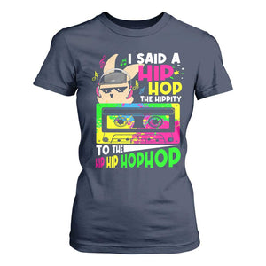 Hip Hop Easter Bunny T Shirt For Women Funny Hippity Cool Rabbit Lovers Toddler TS10 Navy Print Your Wear