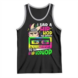 Hip Hop Easter Bunny Tank Top Funny Hippity Cool Rabbit Lovers Toddler TS10 Black Athletic Heather Print Your Wear