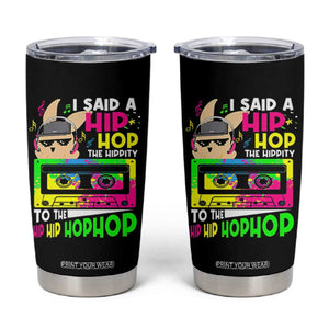 Hip Hop Easter Bunny Tumbler Cup Funny Hippity Cool Rabbit Lovers Toddler TS10 Black Print Your Wear