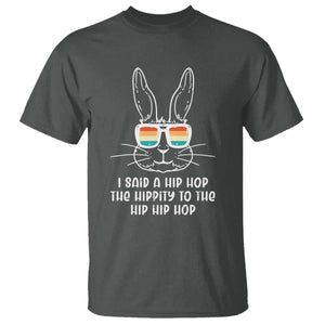 Retro Hip Hop Easter Bunny T Shirt Funny Hippity Cool Rabbit Lovers Toddler TS10 Dark Heather Print Your Wear