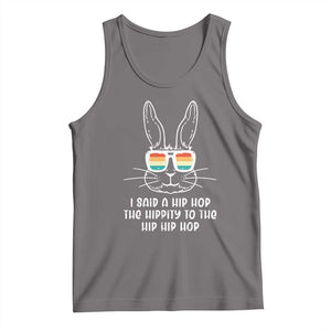 Retro Hip Hop Easter Bunny Tank Top Funny Hippity Cool Rabbit Lovers Toddler TS10 Deep Heather Print Your Wear