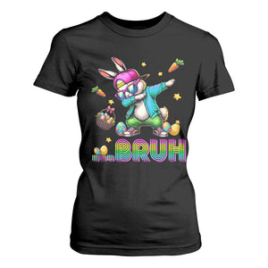 Bruh Dab Bunny Easter T Shirt For Women Funny 80s Retro Vintage Party Cool Rabbit TS10 Black Print Your Wear