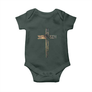 He is Risen Baby Onesie Religious Easter Cross Jesus Christian TS10 Print Your Wear