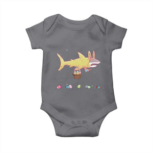 Funny Shark Easter Baby Onesie Cute Bunny Ears Eggs Hunting Teens Boys Kids TS10 Charcoal Print Your Wear