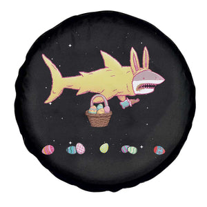 Funny Shark Easter Spare Tire Cover Cute Bunny Ears Eggs Hunting Teens Boys Kids TS10 Print Your Wear