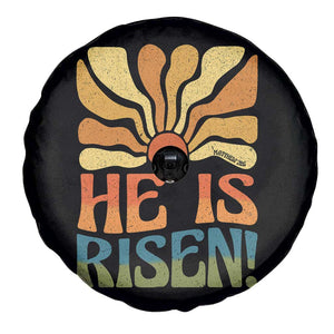 Retro Easter Spare Tire Cover Jesus He is Risen Matthew 28:6 Bible Verse Kids TS10 Print Your Wear