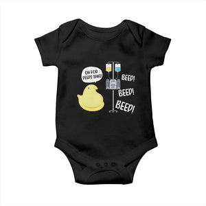 Bunny Nurse Baby Onesie Funny Peep Nursing Easter Nurse Gift TS10 Black Print Your Wear