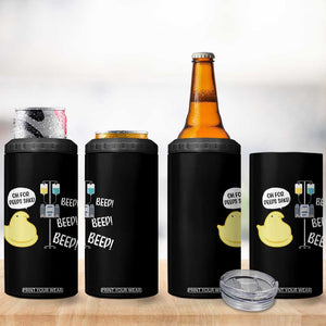 Bunny Nurse 4 in 1 Can Cooler Tumbler Funny Peep Nursing Easter Nurse Gift TS10 Print Your Wear