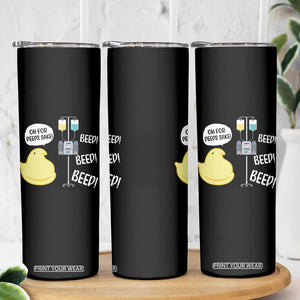 Bunny Nurse Skinny Tumbler Funny Peep Nursing Easter Nurse Gift TS10 Print Your Wear