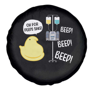 Bunny Nurse Spare Tire Cover Funny Peep Nursing Easter Nurse Gift TS10 Print Your Wear