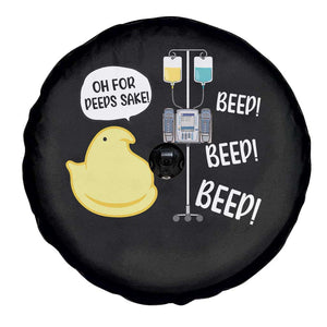 Bunny Nurse Spare Tire Cover Funny Peep Nursing Easter Nurse Gift TS10 Print Your Wear