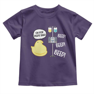 Bunny Nurse Toddler T Shirt Funny Peep Nursing Easter Nurse Gift TS10 Purple Print Your Wear
