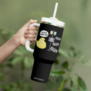 Bunny Nurse Tumbler With Handle Funny Peep Nursing Easter Nurse Gift TS10 Print Your Wear