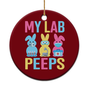 Easter Lab Tech Ceramic Ornament Cute Bunny My Lab Peeps TS10 1pc Red Print Your Wear