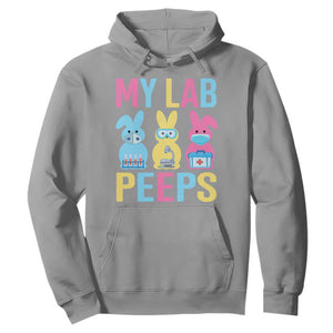 Easter Lab Tech Hoodie Cute Bunny My Lab Peeps TS10 Sport Gray Print Your Wear