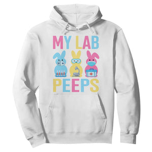 Easter Lab Tech Hoodie Cute Bunny My Lab Peeps TS10 White Print Your Wear