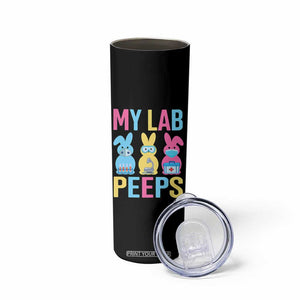 Easter Lab Tech Skinny Tumbler Cute Bunny My Lab Peeps TS10 Print Your Wear