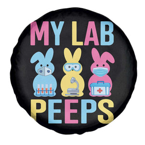 Easter Lab Tech Spare Tire Cover Cute Bunny My Lab Peeps TS10 Print Your Wear