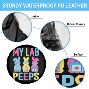 Easter Lab Tech Spare Tire Cover Cute Bunny My Lab Peeps TS10 Print Your Wear