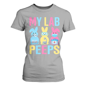 Easter Lab Tech T Shirt For Women Cute Bunny My Lab Peeps TS10 Sport Gray Print Your Wear