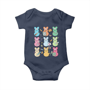 Easter Nurse Bunny Baby Onesie Funny Nursing Easter Spring Nurse Gift TS10 Navy Print Your Wear