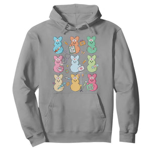 Easter Nurse Bunny Hoodie Funny Nursing Easter Spring Nurse Gift TS10 Sport Gray Print Your Wear