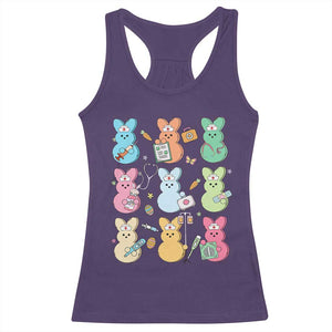 Easter Nurse Bunny Racerback Tank Top Funny Nursing Easter Spring Nurse Gift TS10 Purple Print Your Wear