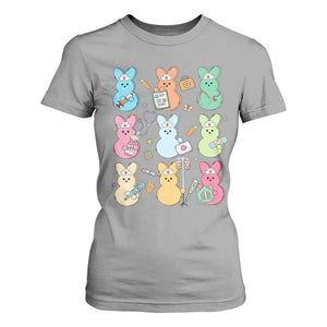 Easter Nurse Bunny T Shirt For Women Funny Nursing Easter Spring Nurse Gift TS10 Sport Gray Print Your Wear