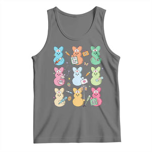 Easter Nurse Bunny Tank Top Funny Nursing Easter Spring Nurse Gift TS10 Black Heather Print Your Wear