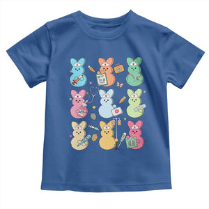 Easter Nurse Bunny Toddler T Shirt Funny Nursing Easter Spring Nurse Gift TS10 Royal Blue Print Your Wear