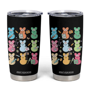 Easter Nurse Bunny Tumbler Cup Funny Nursing Easter Spring Nurse Gift TS10 Black Print Your Wear