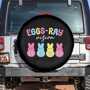 Radiology Easter Spare Tire Cover Eggs Ray Vision Xray Tech TS10 No hole Black Print Your Wear