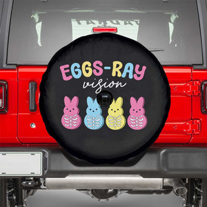 Radiology Easter Spare Tire Cover Eggs Ray Vision Xray Tech TS10 Black Print Your Wear