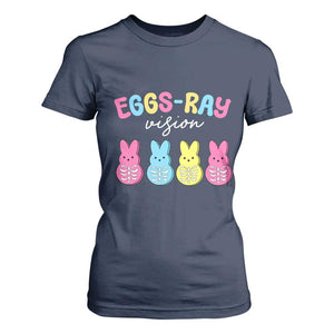 Radiology Easter T Shirt For Women Eggs Ray Vision Xray Tech TS10 Navy Print Your Wear