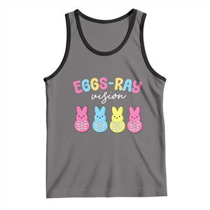 Radiology Easter Tank Top Eggs Ray Vision Xray Tech TS10 Deep Heather Black Print Your Wear