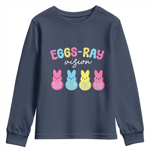 Radiology Easter Youth Sweatshirt Eggs Ray Vision Xray Tech TS10 Navy Print Your Wear