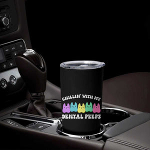 Easter Dental Bunny Tumbler Cup Chilling With My Dental Peeps TS10 Print Your Wear