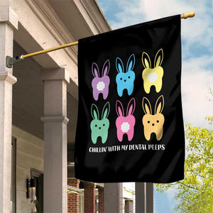 Easter Dentist Garden Flag Chilling With My Dental Peeps Bunny TS10 Print Your Wear