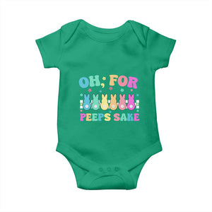 Oh For Peeps Sake Easter Bunny Baby Onesie TS10 Irish Green Print Your Wear