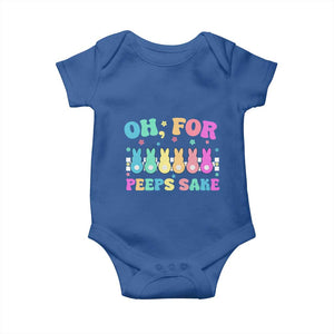 Oh For Peeps Sake Easter Bunny Baby Onesie TS10 Royal Blue Print Your Wear