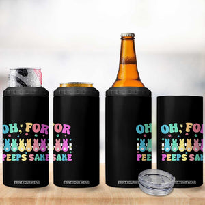 Oh For Peeps Sake Easter Bunny 4 in 1 Can Cooler Tumbler TS10 Print Your Wear