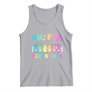 Oh For Peeps Sake Easter Bunny Tank Top TS10 Athletic Heather Print Your Wear