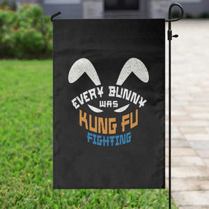 Every Bunny Was Kung Fu Fighting Garden Flag Funny Easter Vintage Rabbit Face TS10 Print Your Wear