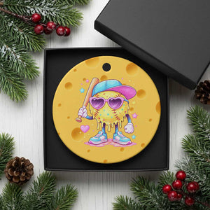 Funny Softball Drip Ceramic Ornament Ice Cream Sprinkles Softball Girls Kid TS10 1pc Yellow Cheese Print Your Wear