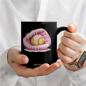 Softball Drip Coffee Mug Ice Cream Sprinkles Softball Glove Girls Kid TS10 Print Your Wear