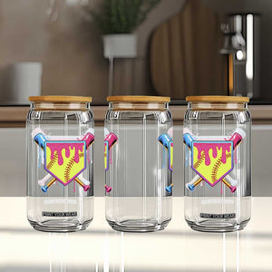 Softball Drip Glass Can Ice Cream Drip Youth Girls Softball Sport TS10 Print Your Wear