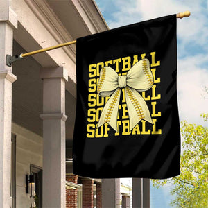 Softball Bow Garden Flag Sister Sport Lovers Girls Team TS10 Print Your Wear